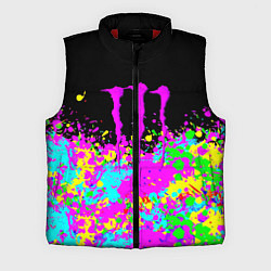 Мужской жилет Monster energy краски неоновые