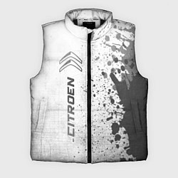 Мужской жилет Citroen - white gradient по-вертикали, цвет: 3D-черный