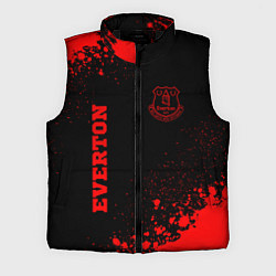 Мужской жилет Everton - red gradient вертикально, цвет: 3D-черный