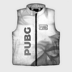 Мужской жилет PUBG - white gradient вертикально