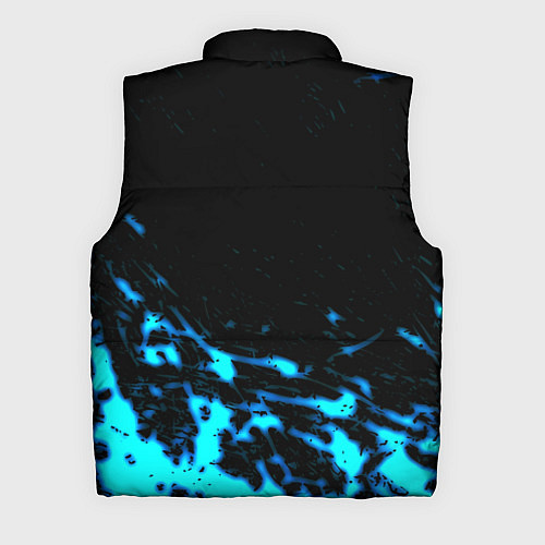 Мужской жилет Monster energy голубые краски / 3D-Красный – фото 2