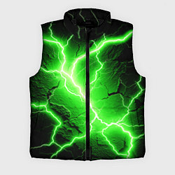 Мужской жилет Color green black