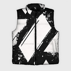 Мужской жилет Color black white
