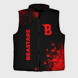 Мужской жилет Beastars - red gradient вертикально, цвет: 3D-черный