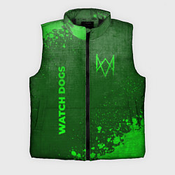 Мужской жилет Watch Dogs - green gradient вертикально, цвет: 3D-черный