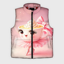 Мужской жилет Балерина капучино розовый, цвет: 3D-красный
