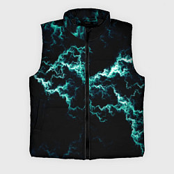 Мужской жилет Lightning light blue glow