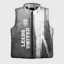 Мужской жилет Leeds United - grey gradient по-вертикали, цвет: 3D-черный