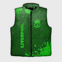 Мужской жилет Liverpool - green gradient вертикально, цвет: 3D-черный