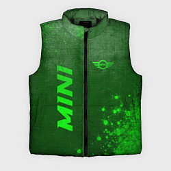 Мужской жилет Mini - green gradient вертикально, цвет: 3D-черный
