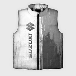Мужской жилет Suzuki - white gradient по-вертикали