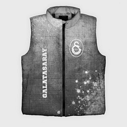 Мужской жилет Galatasaray - grey gradient вертикально, цвет: 3D-черный