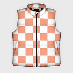 Мужской жилет Квадраты оранжевые