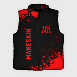 Мужской жилет Maneskin - red gradient вертикально, цвет: 3D-черный