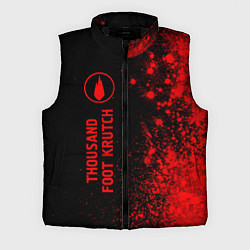 Мужской жилет Thousand Foot Krutch - red gradient по-вертикали, цвет: 3D-черный