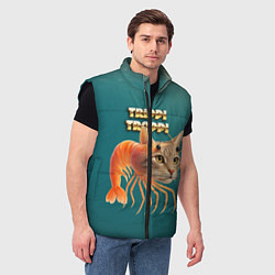 Мужской жилет Trippi Troppi мем, цвет: 3D-черный — фото 2