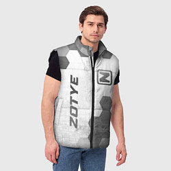 Мужской жилет Zotye - white gradient вертикально, цвет: 3D-черный — фото 2