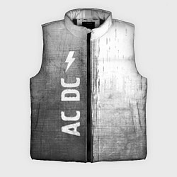 Мужской жилет AC DC - grey gradient по-вертикали, цвет: 3D-черный