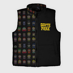 Мужской жилет South park half pattern, цвет: 3D-черный