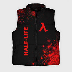 Мужской жилет Half-Life - red gradient вертикально, цвет: 3D-черный