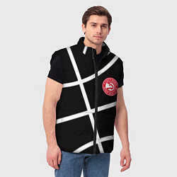 Мужской жилет Atlanta Hawks NBA, цвет: 3D-черный — фото 2