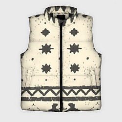 Мужской жилет Африканские примитивные узоры