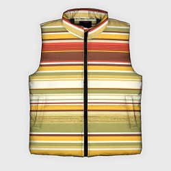 Мужской жилет Горизонтальные полосы, цвет: 3D-черный