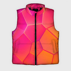 Мужской жилет Розово-оранжевые плиты