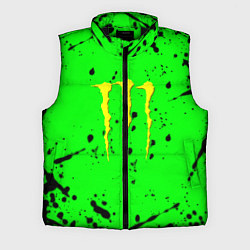 Мужской жилет Monster energy кислотные брызги, цвет: 3D-черный