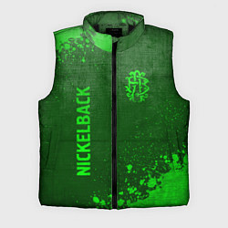 Мужской жилет Nickelback - green gradient вертикально