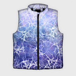 Мужской жилет Абстракция - white web on blue background