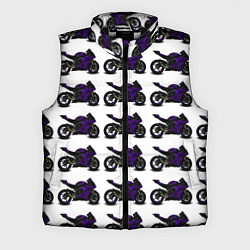 Мужской жилет The motorcycle is dark purple