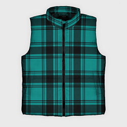 Мужской жилет Checkered dark blue, цвет: 3D-черный