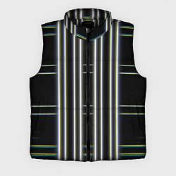 Мужской жилет Neon yellow blue white, цвет: 3D-черный