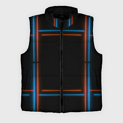 Мужской жилет Neon black red blue, цвет: 3D-черный