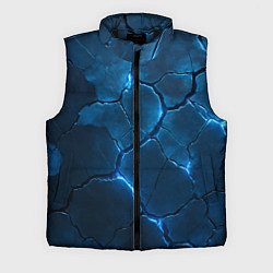 Мужской жилет Неоновые плиты с камуфляжем, цвет: 3D-черный