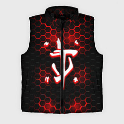 Мужской жилет Doom огненная броня лого, цвет: 3D-черный