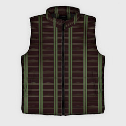 Мужской жилет Color brown cage, цвет: 3D-черный