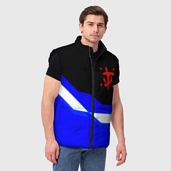 Мужской жилет Doom sport geometry, цвет: 3D-черный — фото 2