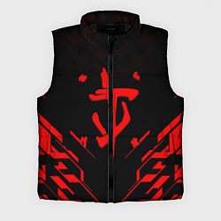 Мужской жилет Doom geometry red steel, цвет: 3D-черный