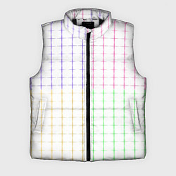 Мужской жилет Color white multicolored stripes