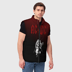Мужской жилет AcDc - gradient, цвет: 3D-черный — фото 2