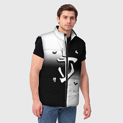 Мужской жилет Doom black geometry, цвет: 3D-черный — фото 2
