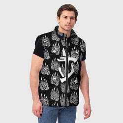 Мужской жилет Doom хищник леса, цвет: 3D-черный — фото 2
