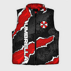 Мужской жилет Umbrella corp - разрывы, цвет: 3D-черный
