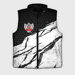 Мужской жилет Федерация бокса России - белый затертый