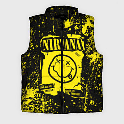 Мужской жилет Nirvana smile 1987, цвет: 3D-черный