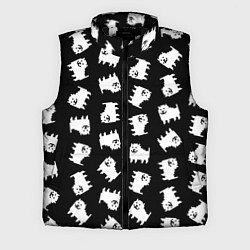 Мужской жилет Annoying dog pattern - Undertale, цвет: 3D-черный