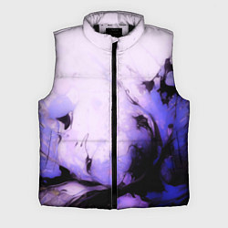 Мужской жилет Взрывной индиго светлый, цвет: 3D-черный
