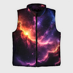 Мужской жилет Фантастические космические туманы, цвет: 3D-черный